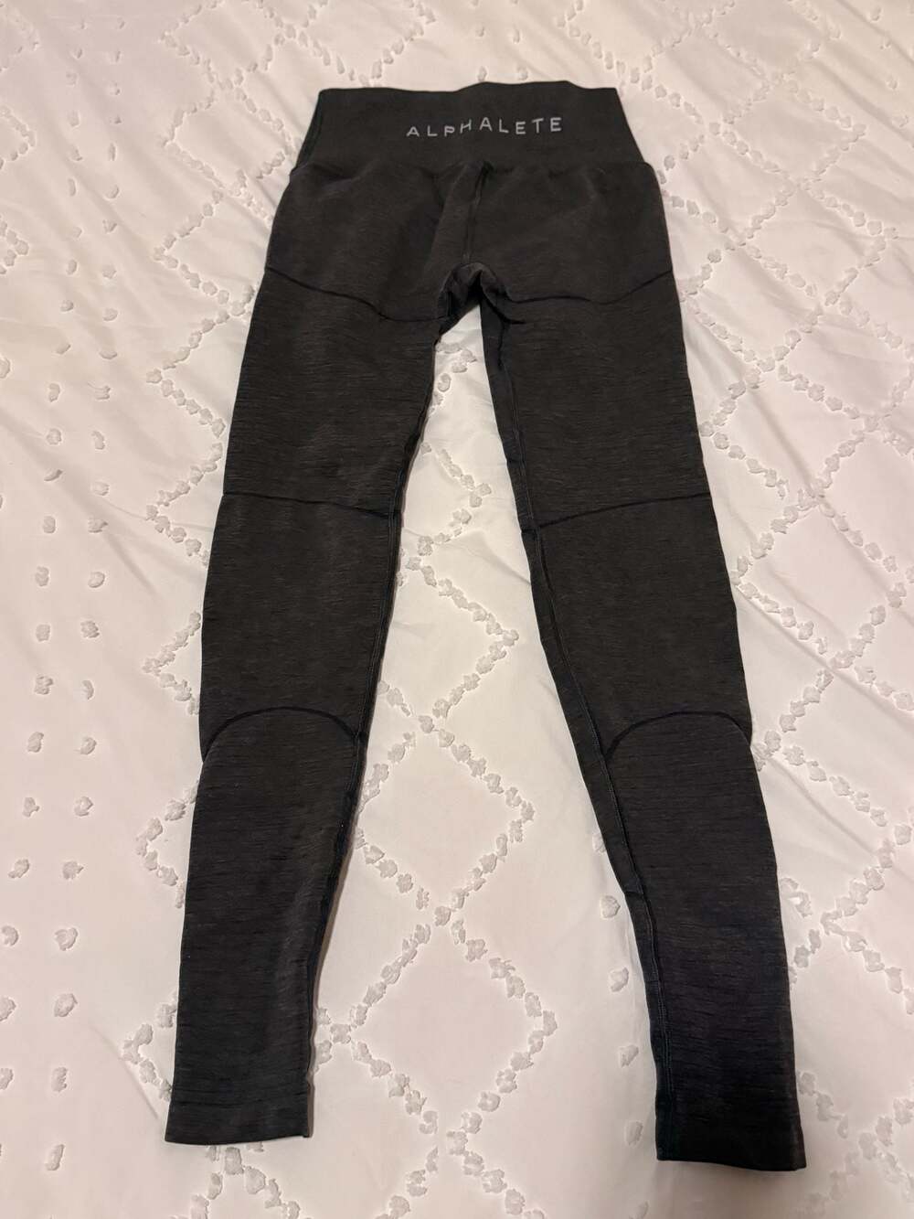 Alphalete Seamless Leggings Charcoal Grey Size S - Picture 3 of 6